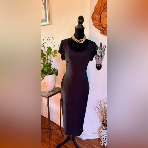 Fashion Nova Dresses & Skirts - Fashion Nova Classic Black Midi Dress